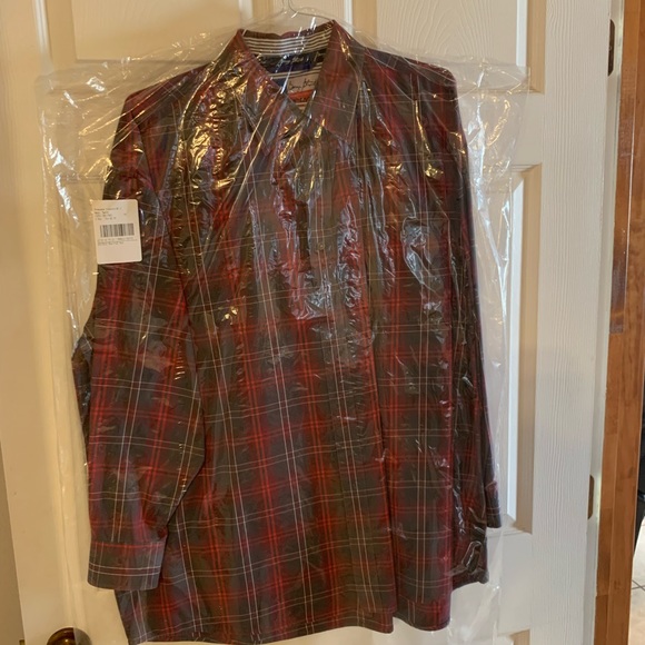 Mens George Strait Wrangler shirt - Picture 4 of 6